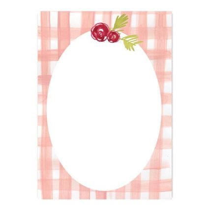 Pink Plaid Listpad