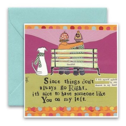 On My Left Greeting Card
