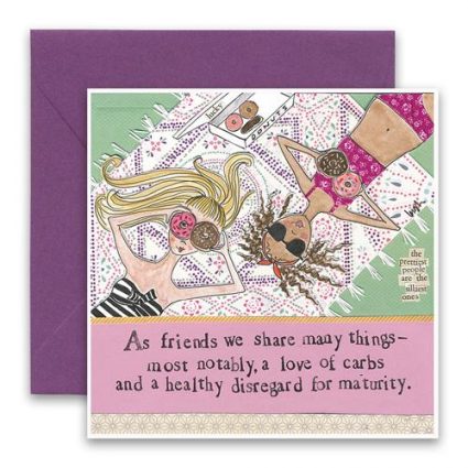 Love Of Carbs Greeting Card