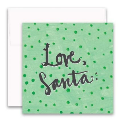 Love Santa Enclosure Card
