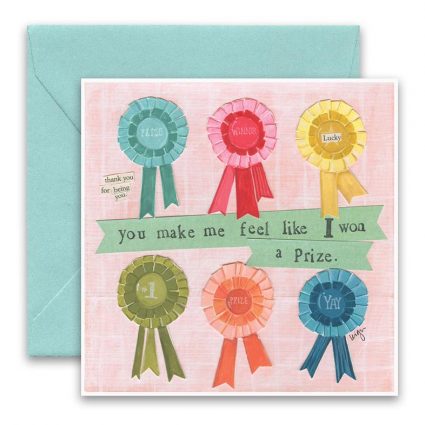 Won A Prize Greeting Card